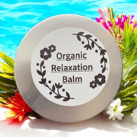 Organic Relaxation Balm with Lavender, Valerian, Lemon Balm, Chamomile, Basil - Picture 5 of 10